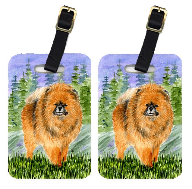 Pair of 2 Pomeranian Luggage Tags by Caroline&#39;s Treasures