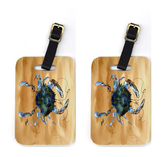 Pair of Crab Luggage Tags by Caroline&#39;s Treasures