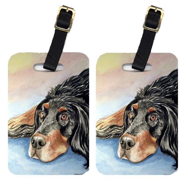 Pair of 2 Gordon Setter Luggage Tags by Caroline&#39;s Treasures