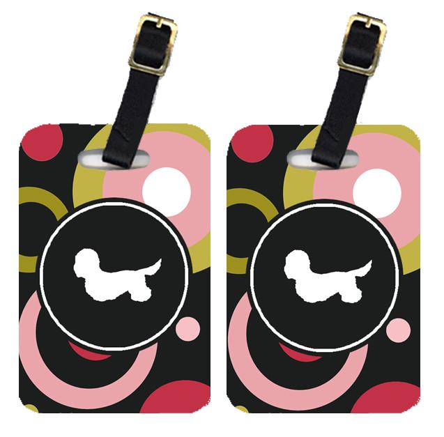 Pair of 2 Dandie Dinmont Terrier Luggage Tags by Caroline's Treasures