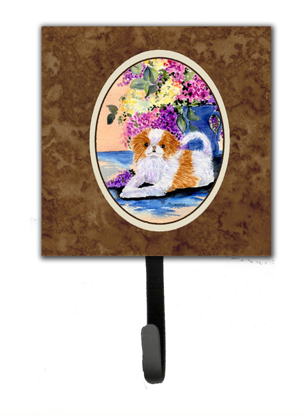 Japanese Chin Leash Holder or Key Hook by Caroline&#39;s Treasures