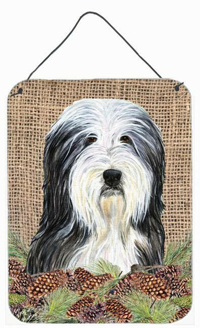 Bearded Collie Aluminium Metal Wall or Door Hanging Prints by Caroline's Treasures