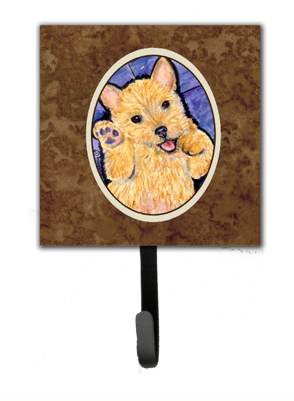 Norwich Terrier Leash Holder or Key Hook by Caroline's Treasures