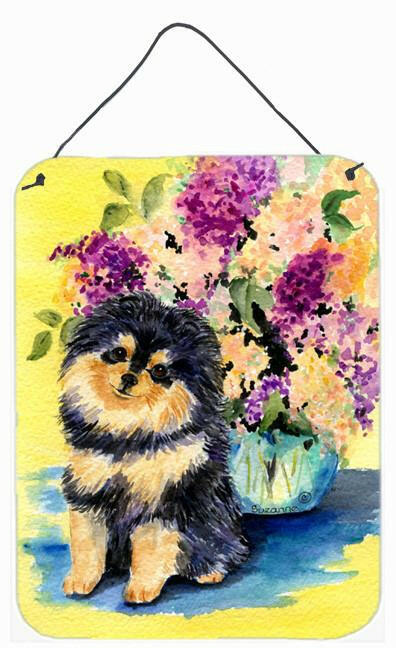 Pomeranian Aluminium Metal Wall or Door Hanging Prints by Caroline's Treasures