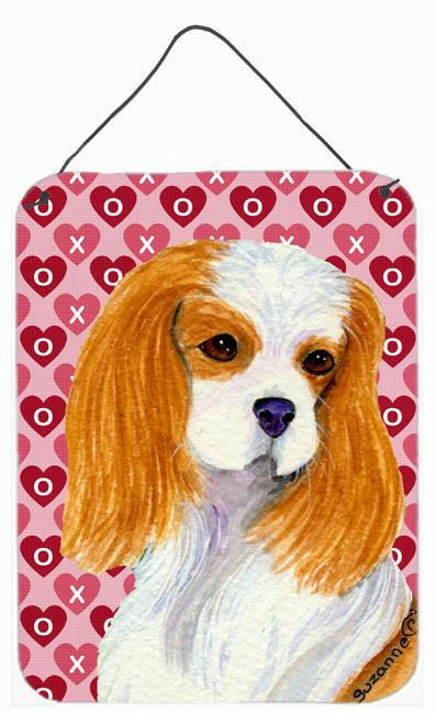 Cavalier Spaniel Hearts Love and Valentine's Day Wall or Door Hanging Prints by Caroline's Treasures