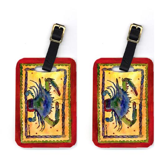 Pair of Crab Luggage Tags by Caroline&#39;s Treasures