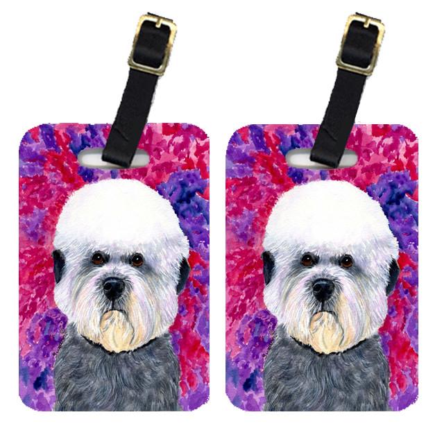 Pair of 2 Dandie Dinmont Terrier Luggage Tags by Caroline&#39;s Treasures