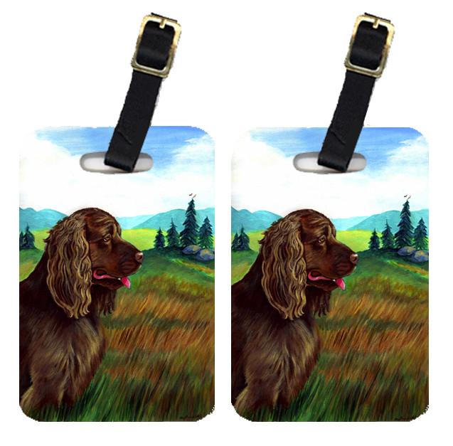 Pair of 2 Sussex Spaniel Luggage Tags by Caroline's Treasures