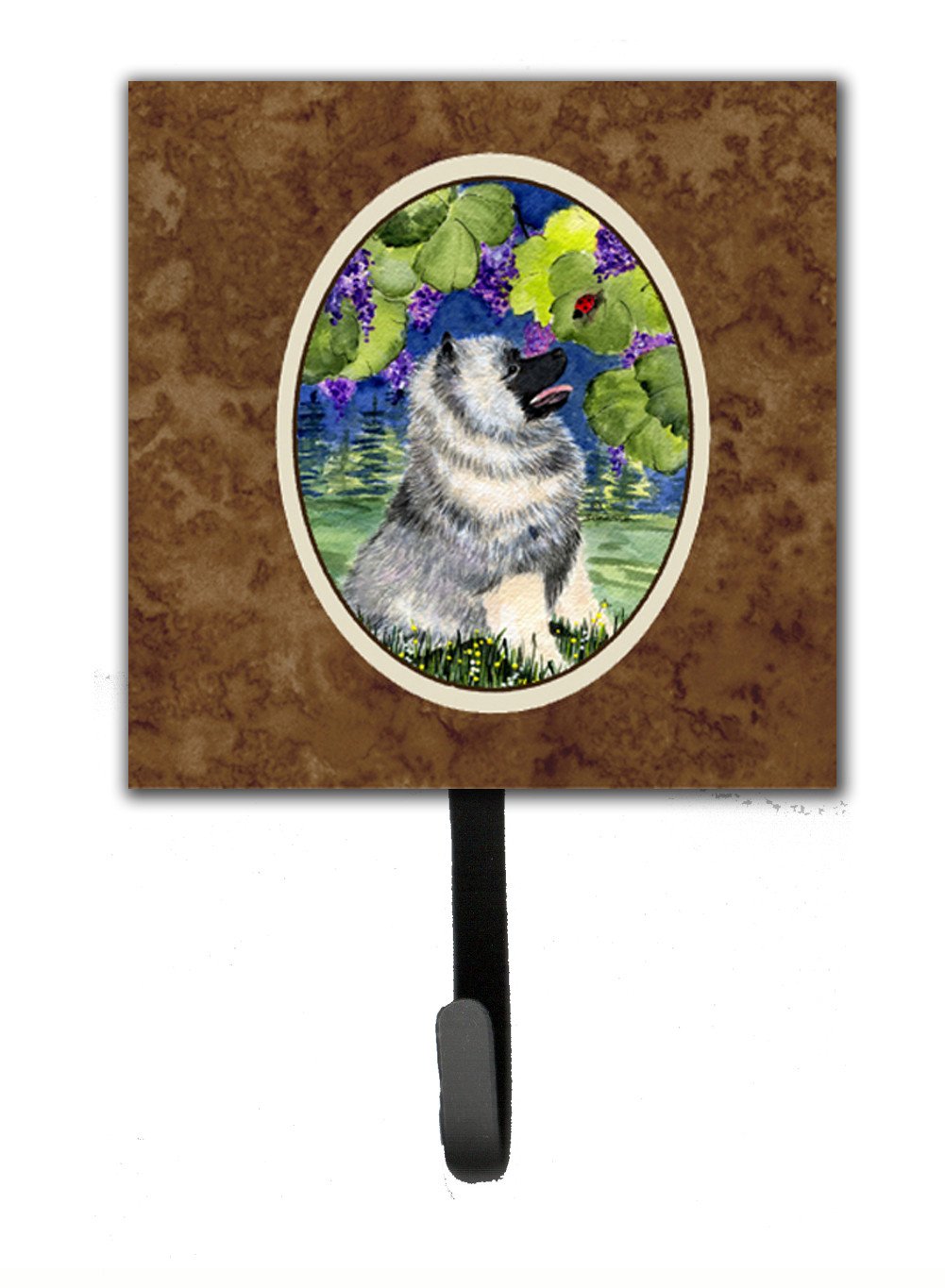 Keeshond Leash Holder or Key Hook by Caroline's Treasures