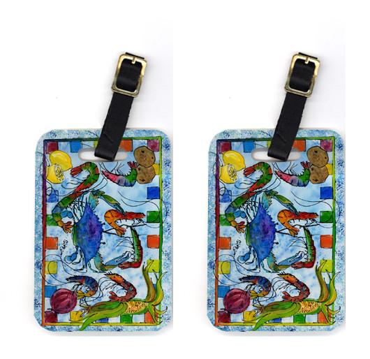 Pair of Crab Luggage Tags by Caroline&#39;s Treasures