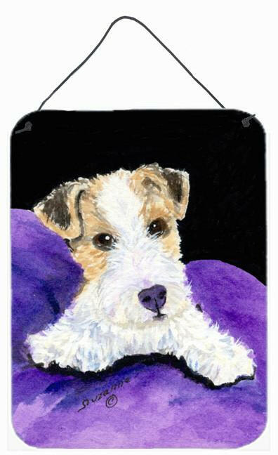 Fox Terrier Aluminium Metal Wall or Door Hanging Prints by Caroline&#39;s Treasures