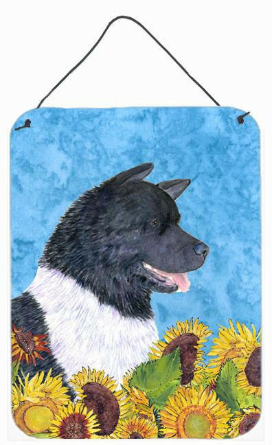 Akita Aluminium Metal Wall or Door Hanging Prints by Caroline's Treasures