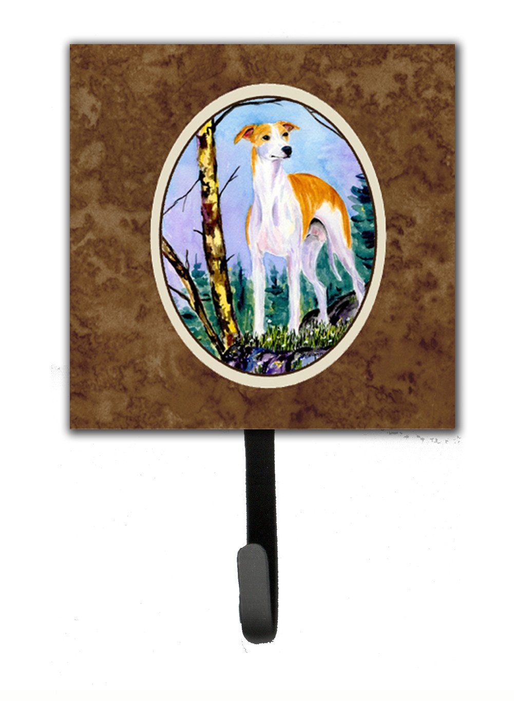 Whippet Leash Holder or Key Hook by Caroline's Treasures