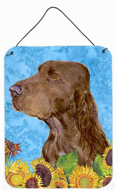 Field Spaniel Aluminium Metal Wall or Door Hanging Prints by Caroline&#39;s Treasures