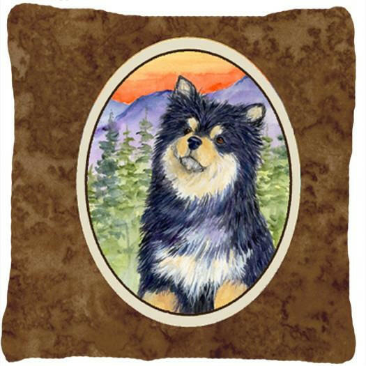 Finnish Lapphund Decorative   Canvas Fabric Pillow by Caroline&#39;s Treasures