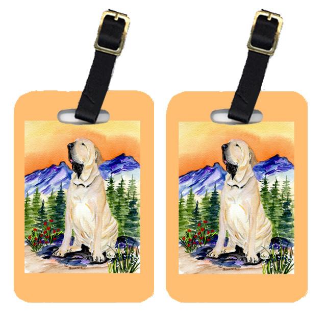 Pair of 2 Brazilian Mastiff  / Fila Brasileiro  Luggage Tags by Caroline's Treasures