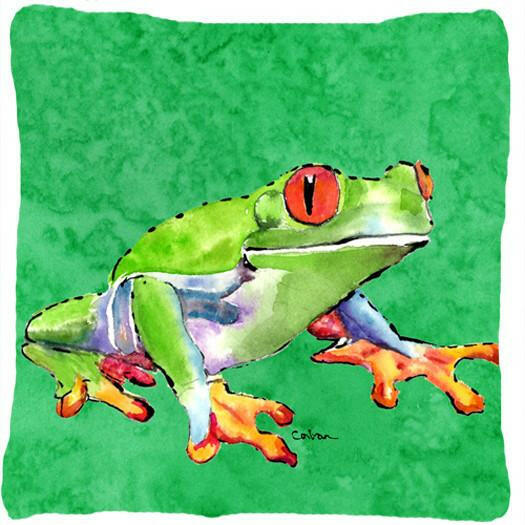 Frog Decorative   Canvas Fabric Pillow - the-store.com