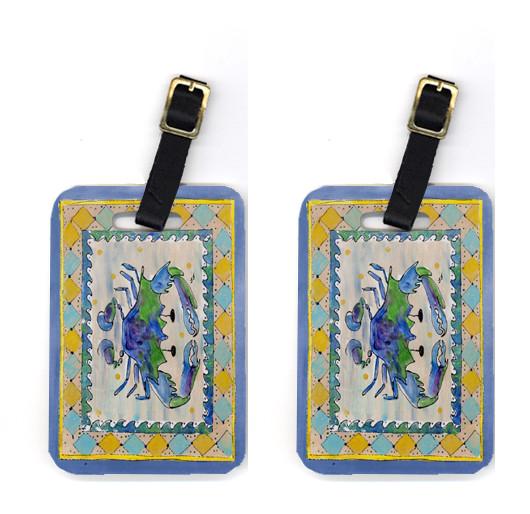 Pair of Crab Luggage Tags by Caroline&#39;s Treasures