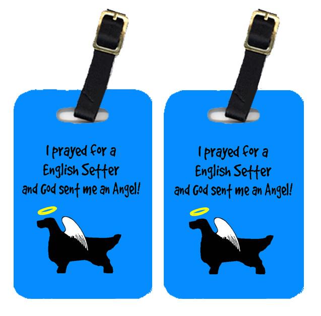 Pair of 2 English Setter Luggage Tags by Caroline's Treasures