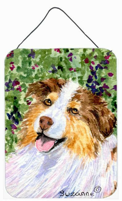 Australian Shepherd Aluminium Metal Wall or Door Hanging Prints by Caroline&#39;s Treasures