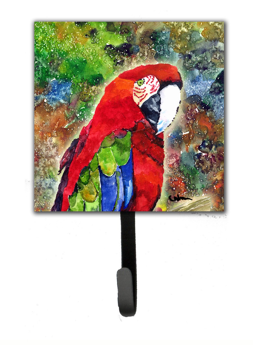 Bird - Parrot Leash Holder or Key Hook by Caroline&#39;s Treasures