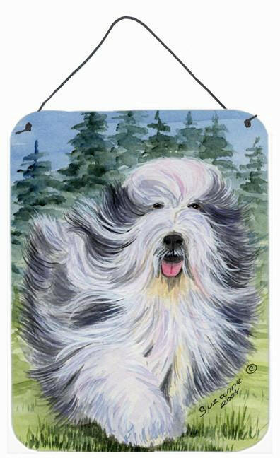 Bearded Collie Aluminium Metal Wall or Door Hanging Prints by Caroline's Treasures