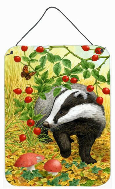 Badger Wall or Door Hanging Prints ASA2135DS1216 by Caroline&#39;s Treasures