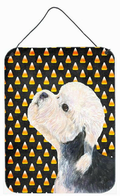 Dandie Dinmont Terrier Candy Corn Halloween  Wall or Door Hanging Prints by Caroline's Treasures