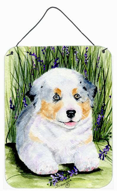 Australian Shepherd Aluminium Metal Wall or Door Hanging Prints by Caroline&#39;s Treasures