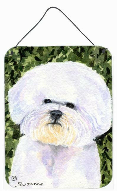 Bichon Frise Aluminium Metal Wall or Door Hanging Prints by Caroline&#39;s Treasures