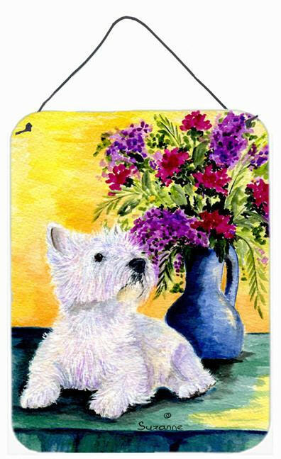 Westie Aluminium Metal Wall or Door Hanging Prints by Caroline&#39;s Treasures