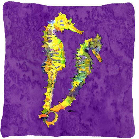 Seahorse Decorative   Canvas Fabric Pillow - the-store.com