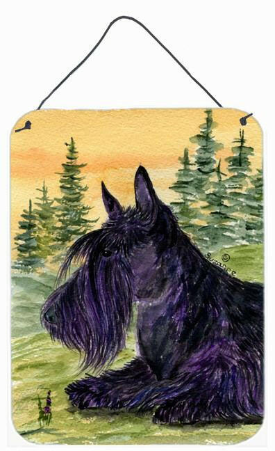 Scottish Terrier Aluminium Metal Wall or Door Hanging Prints by Caroline&#39;s Treasures