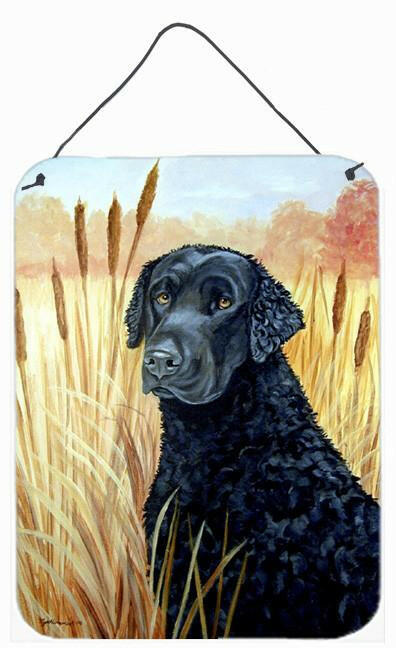 Curly Coated Retriever Aluminium Metal Wall or Door Hanging Prints by Caroline&#39;s Treasures