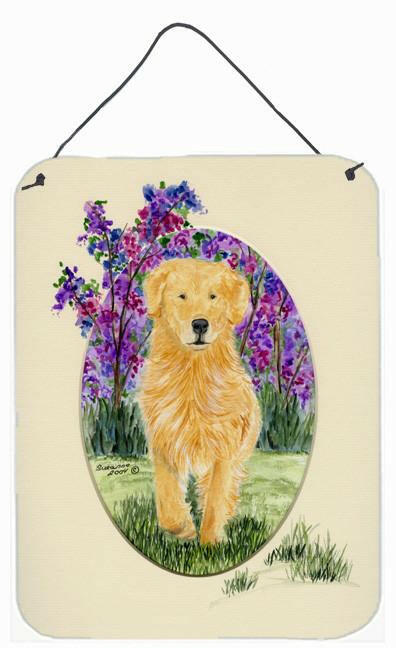 Golden Retriever Aluminium Metal Wall or Door Hanging Prints by Caroline's Treasures