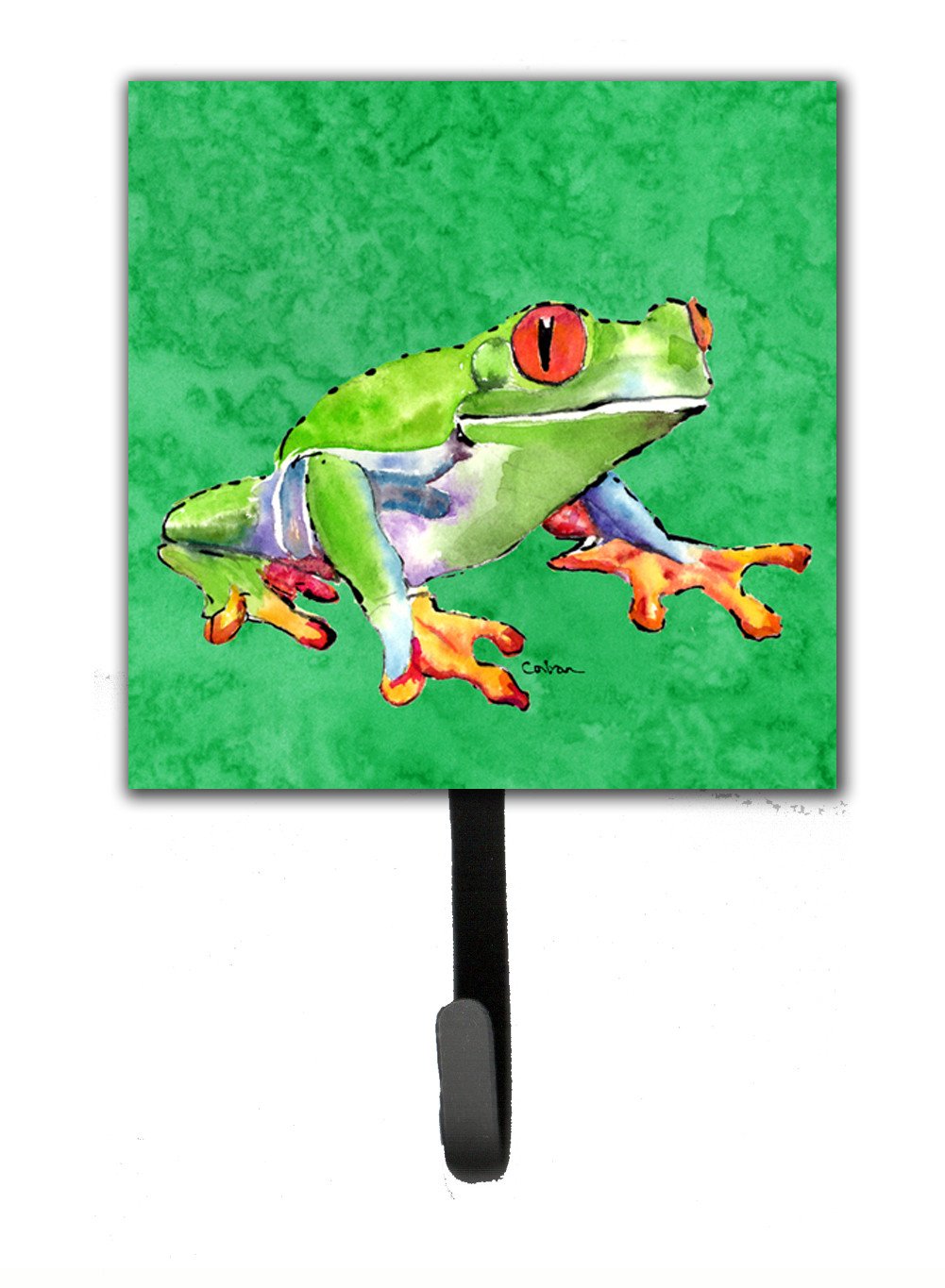 Frog Leash Holder or Key Hook by Caroline's Treasures