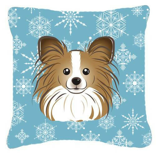 Snowflake Papillon Fabric Decorative Pillow BB1682PW1414 - the-store.com