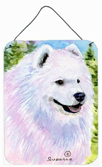 Samoyed Aluminium Metal Wall or Door Hanging Prints by Caroline's Treasures