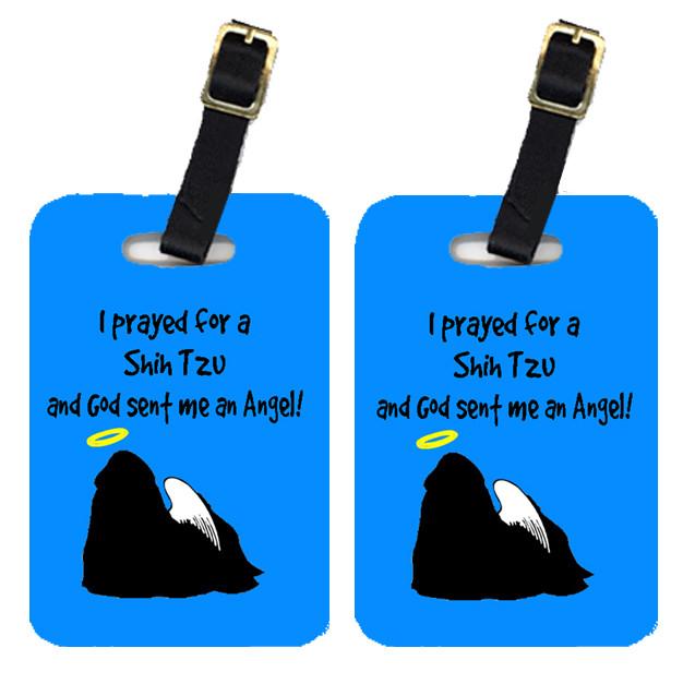 Pair of 2 Shih Tzu Luggage Tags by Caroline's Treasures