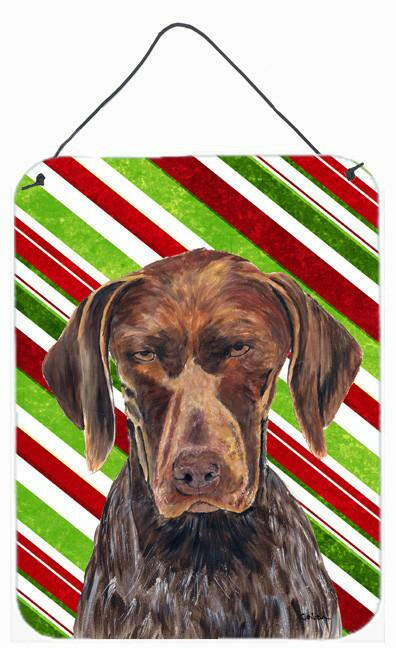 German Shorthaired Pointer Christmas Wall or Door Hanging Prints by Caroline's Treasures