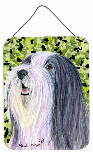 Bearded Collie Aluminium Metal Wall or Door Hanging Prints by Caroline's Treasures