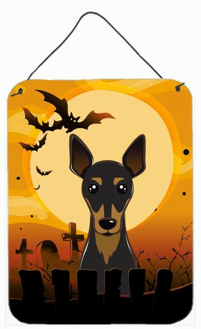 Halloween Min Pin Wall or Door Hanging Prints BB1798DS1216 by Caroline&#39;s Treasures