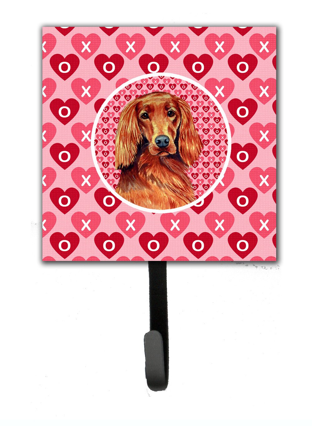 Irish Setter Valentine's Love and Hearts Leash or Key Holder by Caroline's Treasures