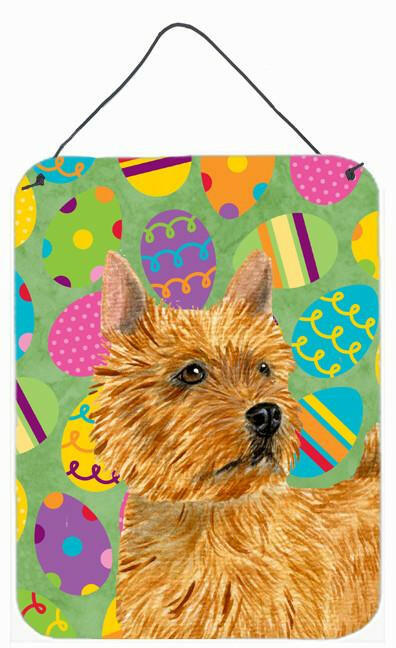 Norwich Terrier Easter Eggtravaganza Wall or Door Hanging Prints by Caroline's Treasures