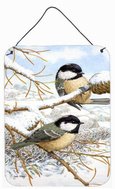 Coal Tits Wall or Door Hanging Prints ASA2065DS1216 by Caroline&#39;s Treasures