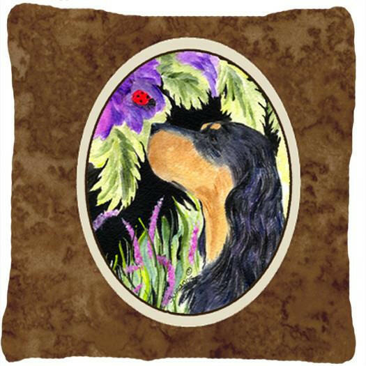 Gordon Setter Decorative   Canvas Fabric Pillow by Caroline&#39;s Treasures