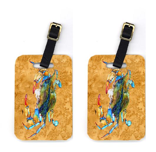 Pair of Crab Luggage Tags by Caroline&#39;s Treasures