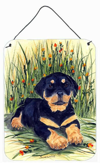 Rottweiler Aluminium Metal Wall or Door Hanging Prints by Caroline's Treasures