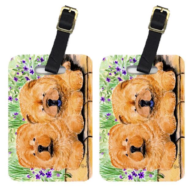 Pair of 2 Chow Chow Luggage Tags by Caroline&#39;s Treasures