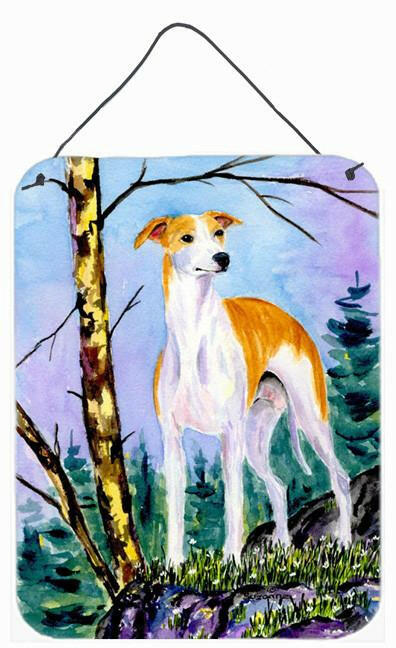 Whippet Aluminium Metal Wall or Door Hanging Prints by Caroline's Treasures